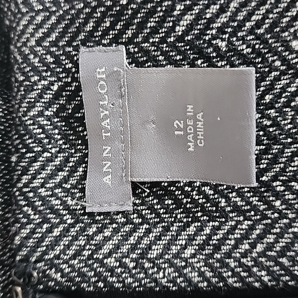 ANN TAYLOR GRAY MIDI DRESS/ SIZE 12 - Picture 4 of 14